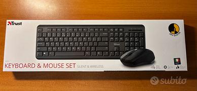 Tastiera e mouse Trust wireless