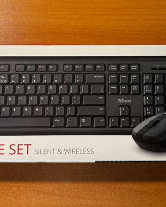 Tastiera e mouse Trust wireless