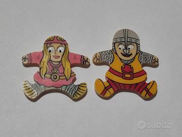 Meeple pedine vichinghi vintage anni 90