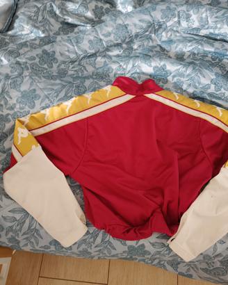 felpa corta con la cerniera 