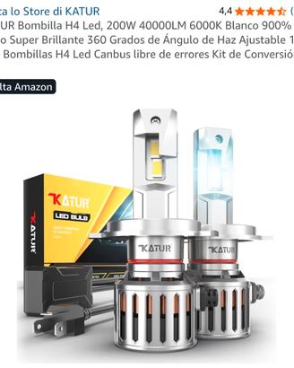 Lampadine Led H4 Katur 200w 40000 lumen 6000k