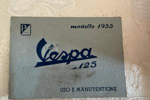Libretto uso e manutenzione Vespa Faro Basso