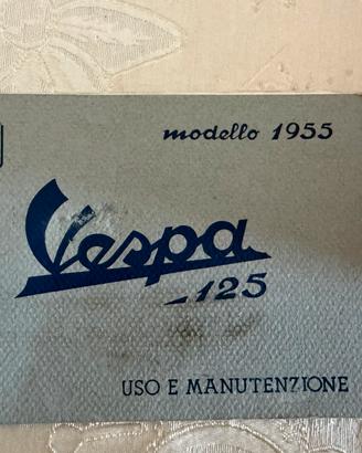 Libretto uso e manutenzione Vespa Faro Basso
