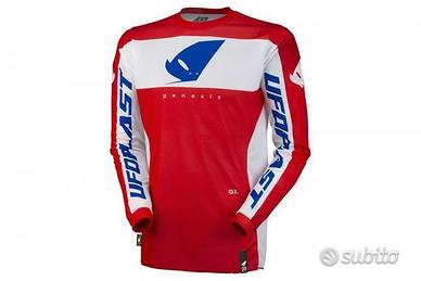 MAGLIA MOTOCROSS UFO GENESIS ROSSA E BLU