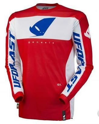 MAGLIA MOTOCROSS UFO GENESIS ROSSA E BLU