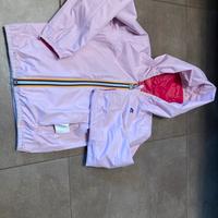 Giacca bambina K-Way reversibile