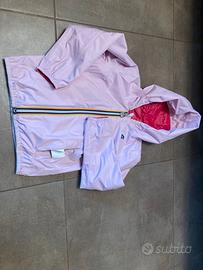 Giacca bambina K-Way reversibile