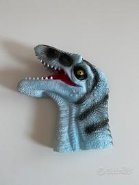 Marionetta da mano in gomma morbida Dinosauro