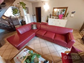 Divano in vera pelle