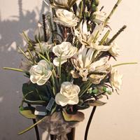 Vaso bronzo con Fiori 
