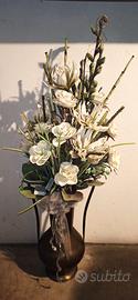 Vaso bronzo con Fiori 