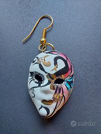 orecchino vintage maschera veneziana