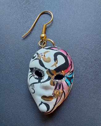 orecchino vintage maschera veneziana