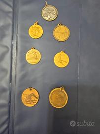 lotto 7 medaglie sportive CASC Banca d'Italia  '70