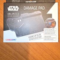 Star Wars unlimited damage pad nero