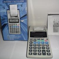 Calcolatrice scrivente stampa scontrino