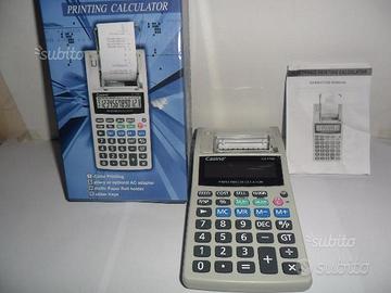 Calcolatrice scrivente stampa scontrino
