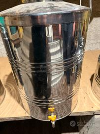 Fusto acciaio inox 100 litri