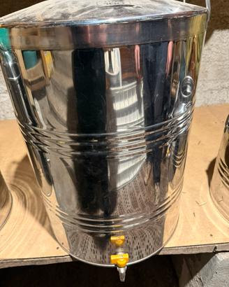Fusto acciaio inox 100 litri