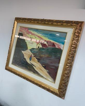 Quadro dipinto originale Romano Mussolini