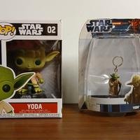 Star Wars Yoda Funko pop e portachiavi