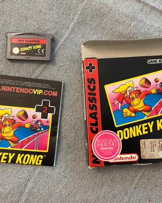 Donkey kong game boy advance