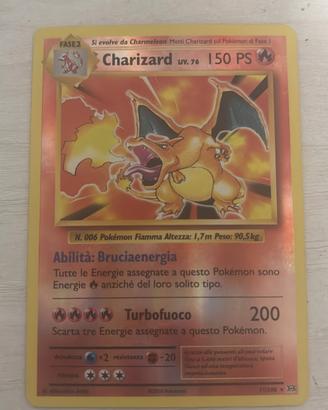 charizard set base ita