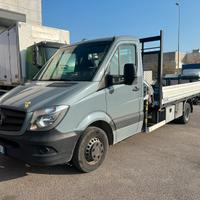 Mercedes cassone fisso con gru euro6