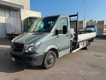 Mercedes cassone fisso con gru euro6