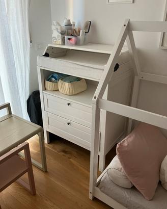 Fasciatoio cassettieta Ikea Sundvik