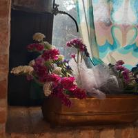 Fontanella-lavabo anni 50 rame