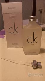 profumo Calvin Klein one nuovo .