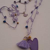 Collana perline vetro