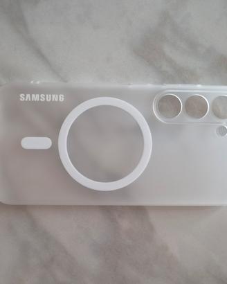 Cover Originale per Samsung S23 bianco trasparente