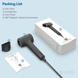 TQQ Asciugacapelli Supersonic, Phon da 200 vip