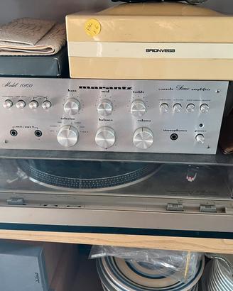 Stereo maranz ampli e piatto