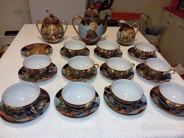 servizio satsuma x 12 vintage porcellana giappones