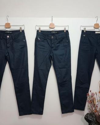 Lotto 3 Pantaloni NeroGiardini Donna (Blu/Nero)