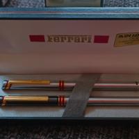 Pregiato Set Ferrari Penna Stilografica&Penna Biro