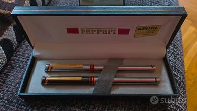 Pregiato Set Ferrari Penna Stilografica&Penna Biro