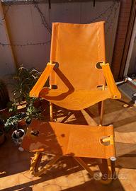 Sedia sdraio EMU da esterno con poggiapiedi