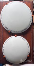 Coppia di plafoniere anni 80/90