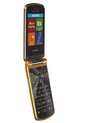 BRONDI PRESIDENT CELLULARE GSM DUAL SIM COLORE OR