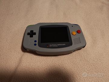 Nintendo GBA IPS v5 scocca Snes style