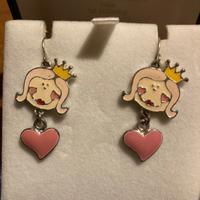 Orecchini regina con cuore