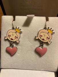 Orecchini regina con cuore