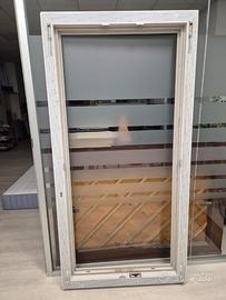 FINESTRA PVC completa, triplo vetro, colore bianco