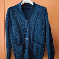 Cardigan Uomo Blu Tg M nuovo