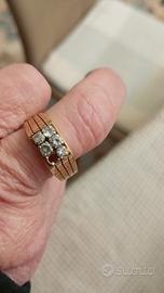 anello oro e diamanti 