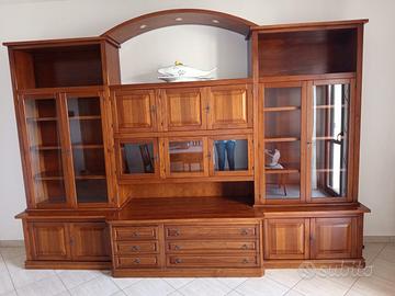 mobile da sala in legno massello 